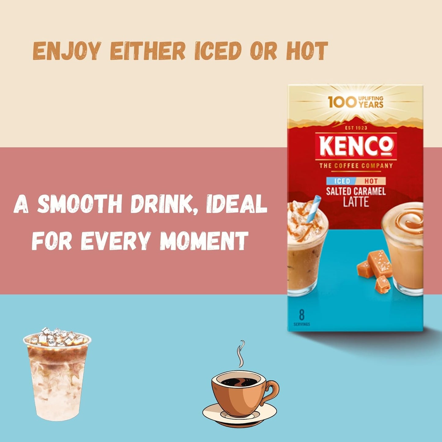 Kenco Salted Caramel Latte and Kenco Vanilla Latte