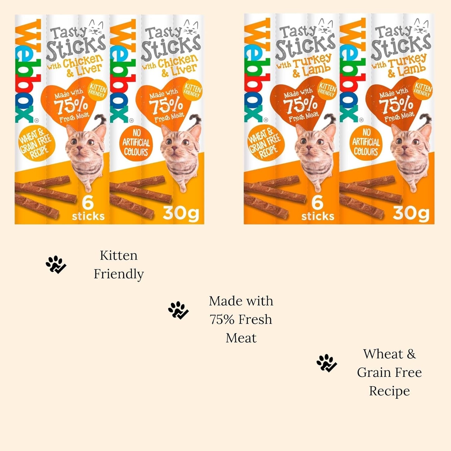 Lick-e-Lix Cat Treats (Chicken,Liver Sausage & Cat Grass,Cheese & Taurine) and Cat Sticks (Chicken & Liver,Turkey & Lamb)