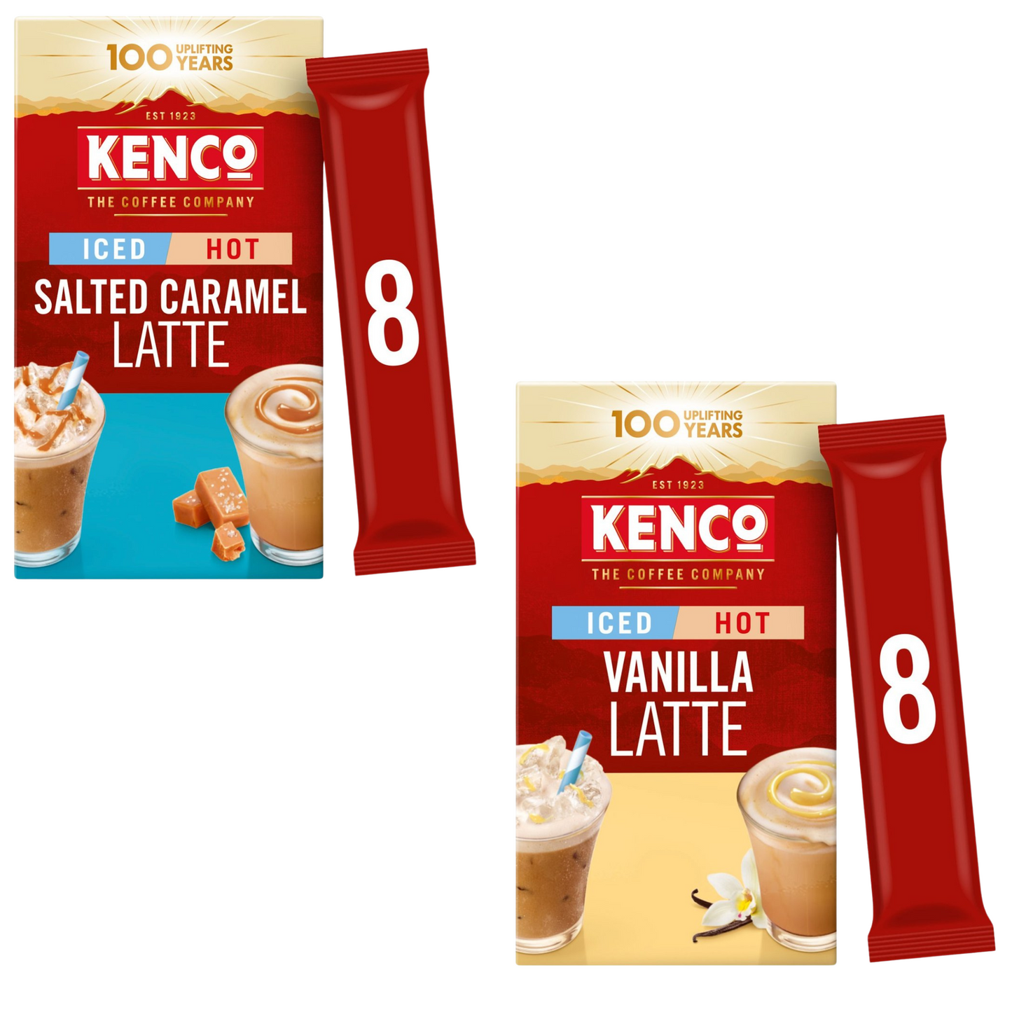 Kenco Salted Caramel Latte and Kenco Vanilla Latte