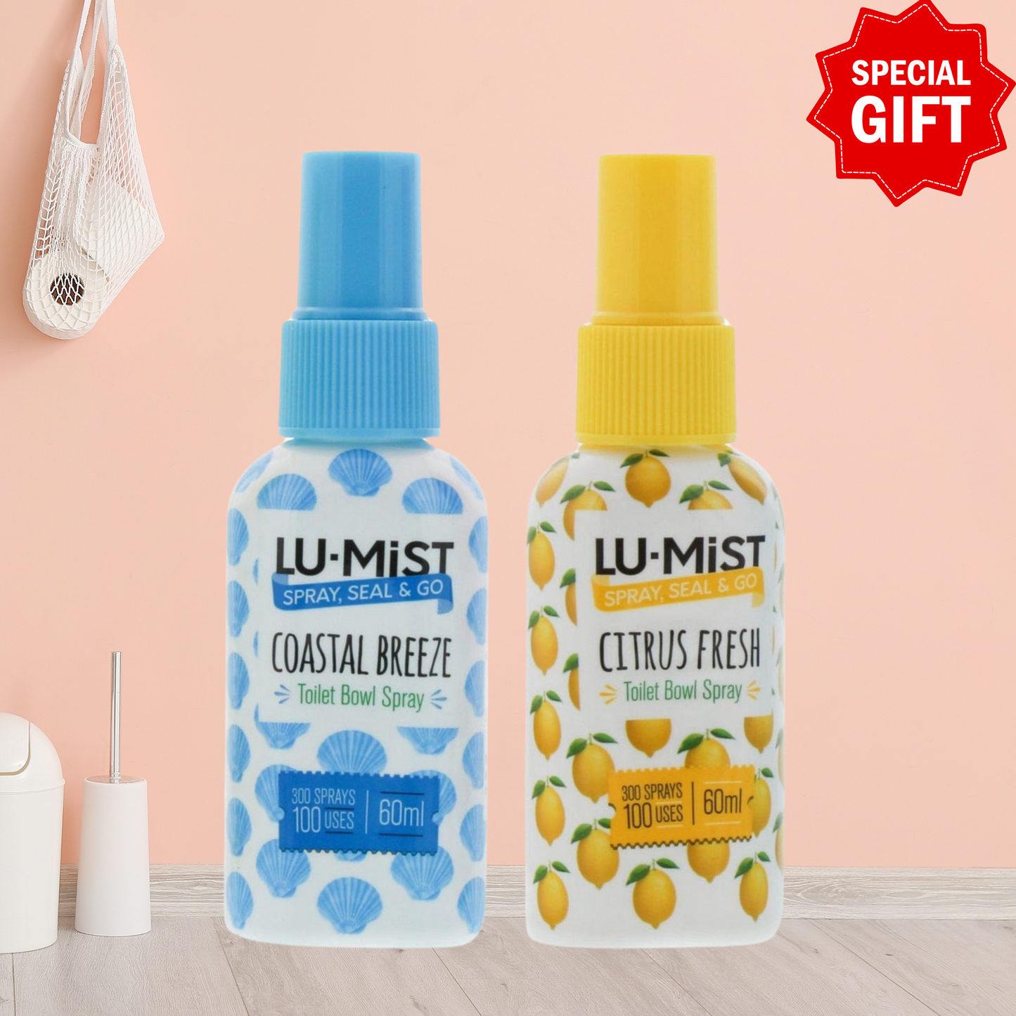 Duck Fresh Brush Refills (2 packs of 12 pads) and Duck Toilet Strips (3 Pine and 3 Lime)