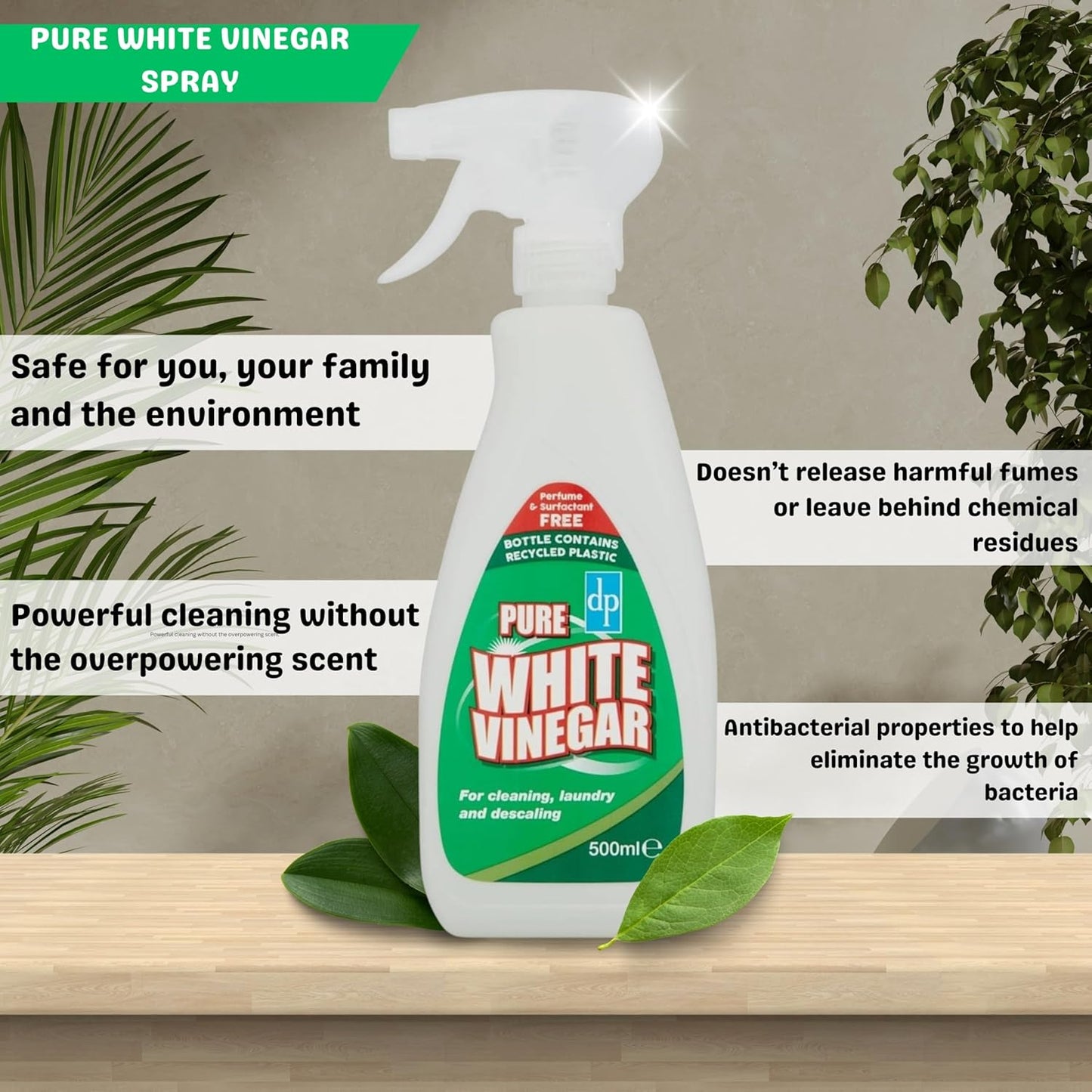 Dri Pak Bicarbonate of Soda 500g and Dri Pak White Vinegar Spray 500ml