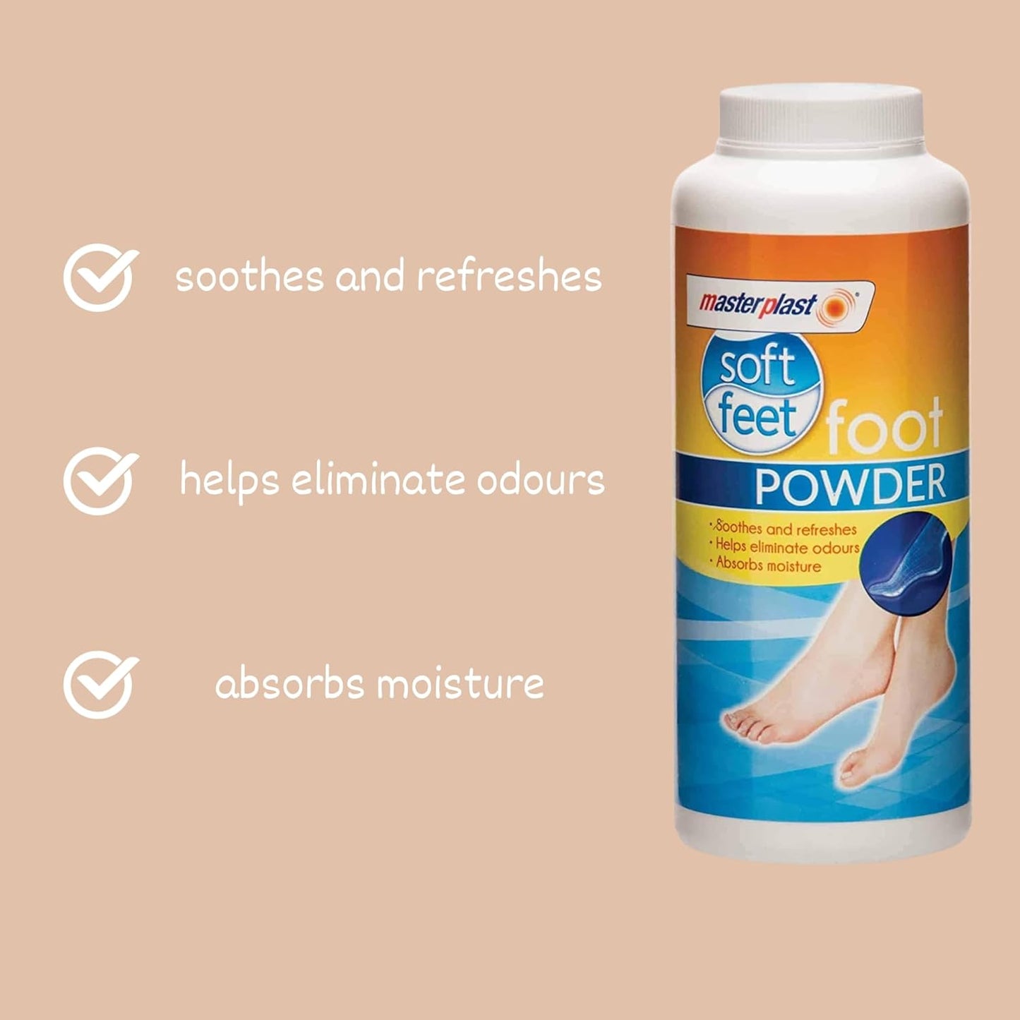 Mycota Athletes Foot Cream 25g and Masterplast Foot Powder 170g