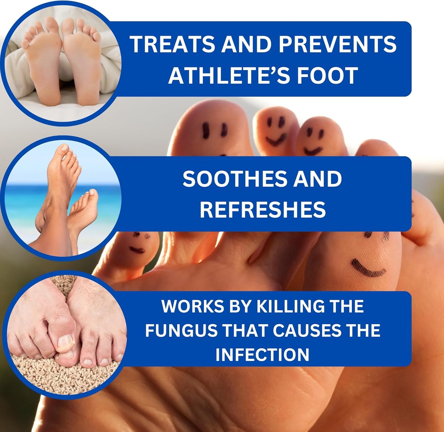 Mycota Athletes Foot Cream 25g and Beauty Formula Foot Care 100g