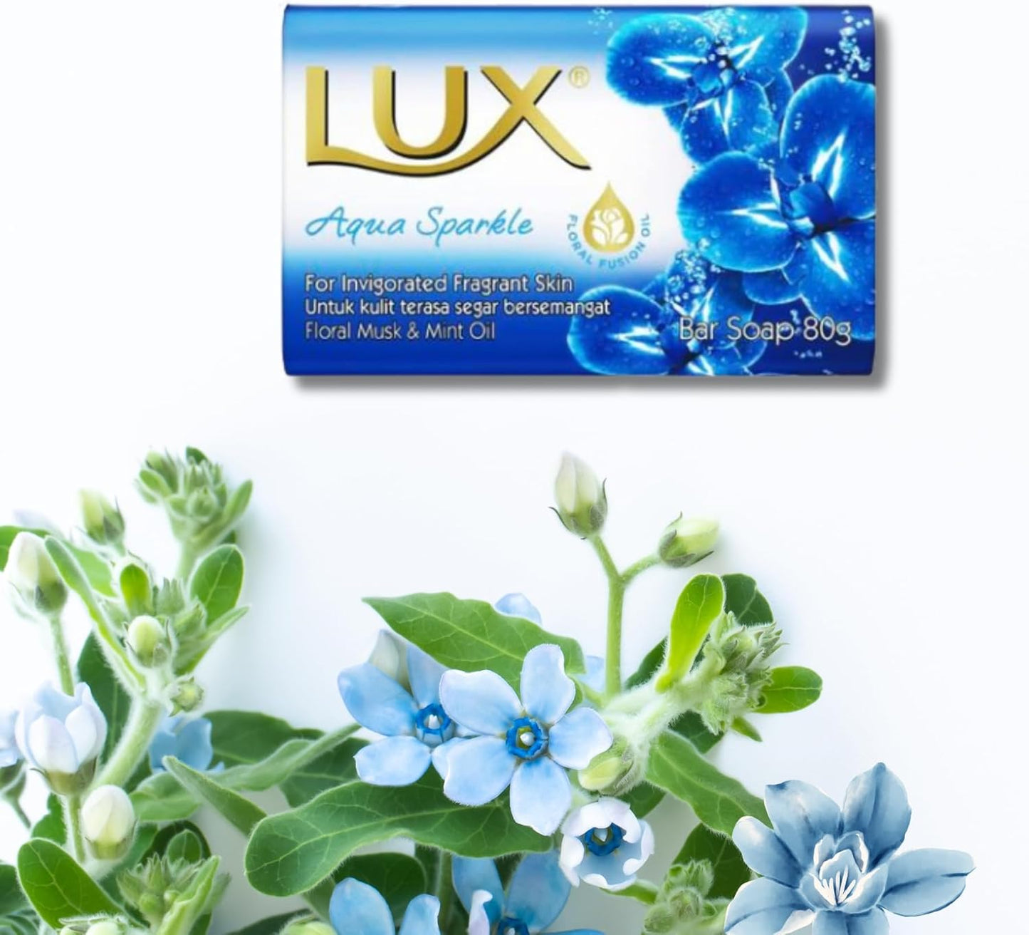 Lux Soap Bars - Soft Touch, Magical Spell, Bright Impress, Aqua Sparkle and Velvet Touch (80g Each)