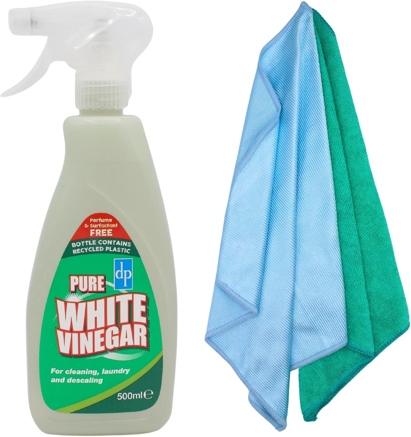 Dri Pak White Vinegar Spray 500ml with Microfiber Cloths