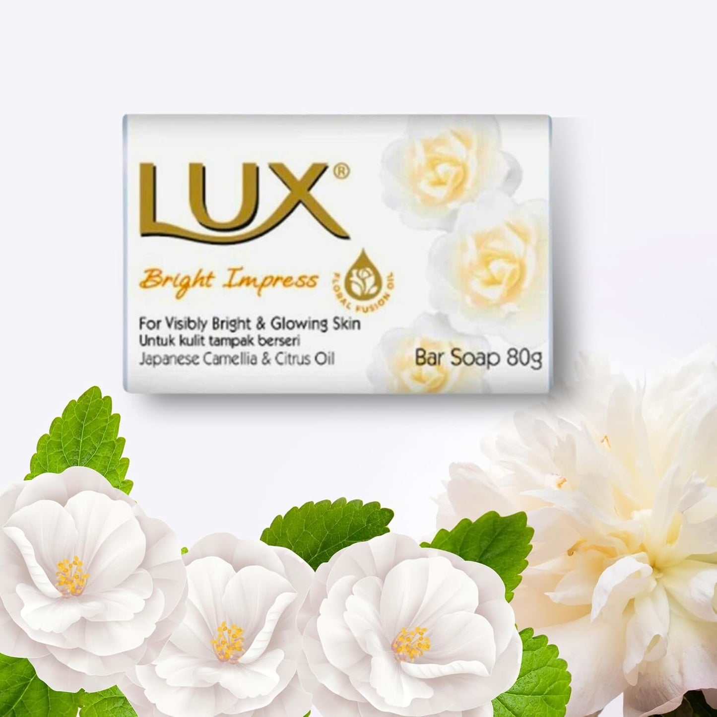 Lux Beauty Bars Soap (Bright Impress, Soft Touch, Velvet Touch) 80g Each